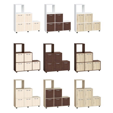 Етажерка Кубо 6 с пет врати