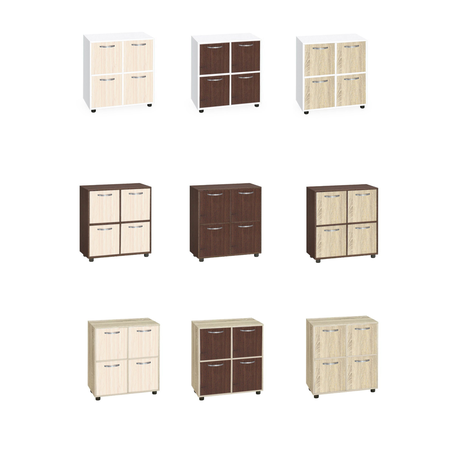 Етажерка Кубо 4 с четири врати