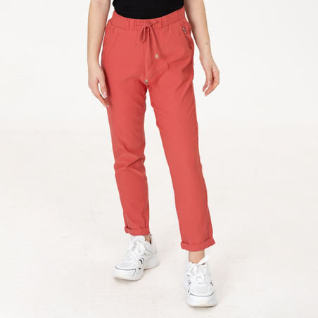 Памучен панталон - 216  Корал