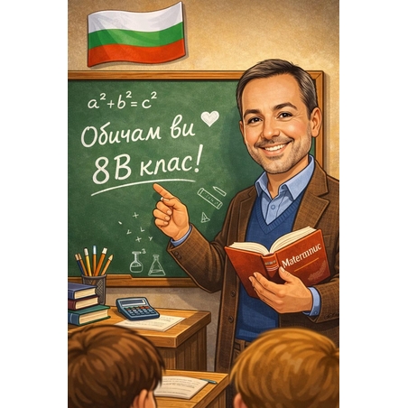 Подаръцен постер „Подарък за любимия учител“