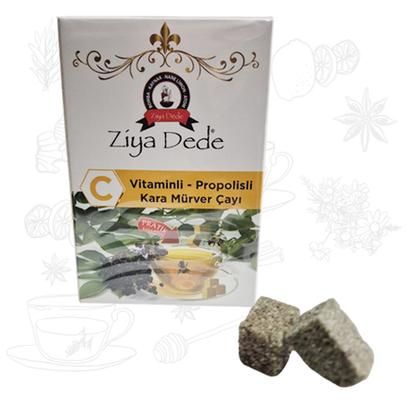 Ziya Dede чай с Витамин C, черен бъз и прополис за имунитет – Ziya Dede Vitamin C propolis 150 гр.