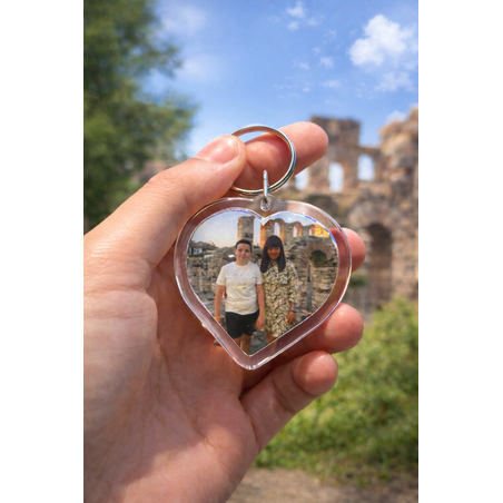 Акрилни ключодържатели със снимка