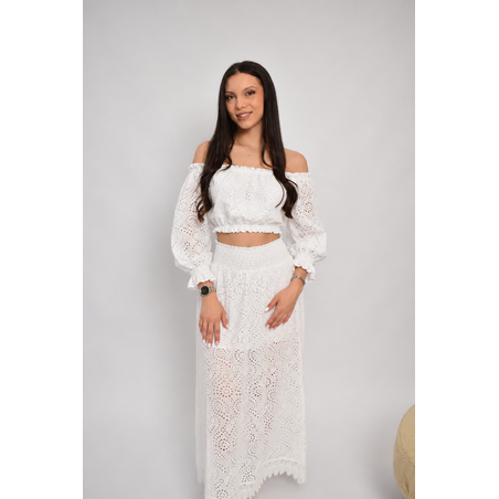 White Guess Rafa – Комплект Пола и Блуза