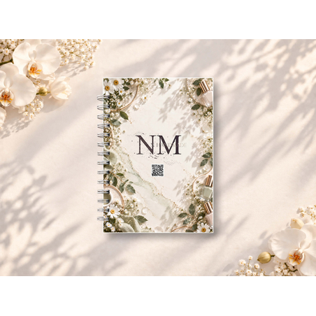Седмичен график 1 2027 за Маникюристи NMhandmade колекция MEADOW с професионален дизайн и спирална подвързия