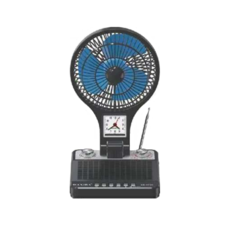 Radio și ventilator fără fir - XB -973C - 830098 - Negru
