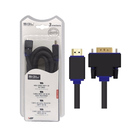 Cablu HDMI la VGA mascul - 3m - 200424