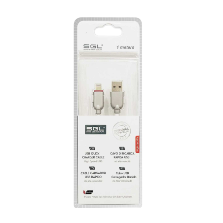 Cablu de incarcare si date - Lightning - Incarcare rapida - FA5 - 1m - 099132