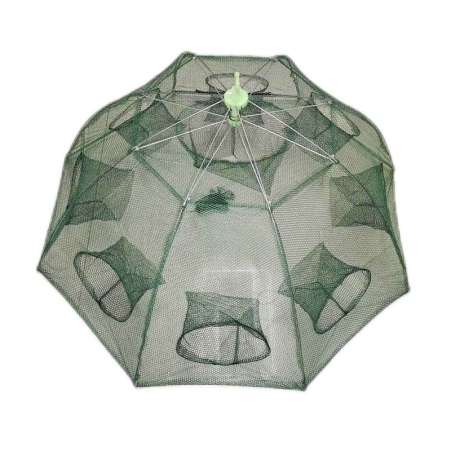Plasa de pescuit pliabila cu 12 gauri - 31358