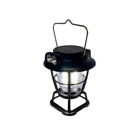 Proiector LED reîncărcabil cu panou solar - HB9588L - 533138