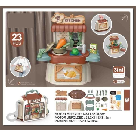 Set bucatarie copii in geanta - 18T05 - 221387