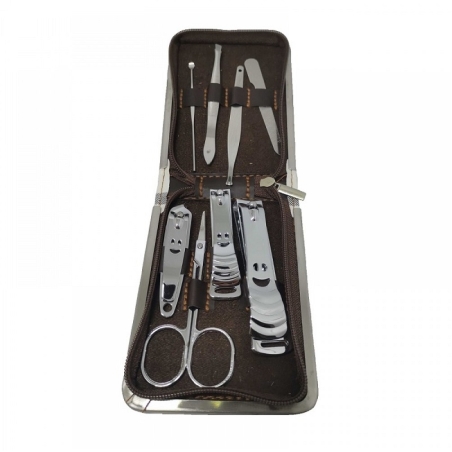 Set de îngrijire a unghiilor cu husă - 021R - 8 buc - 671017