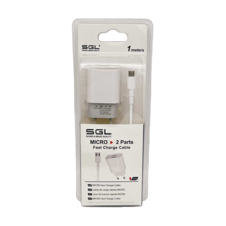 Adaptor de încărcare prin cablu - Micro USB - Încărcare rapidă - D13-S2 - 1m - 099569