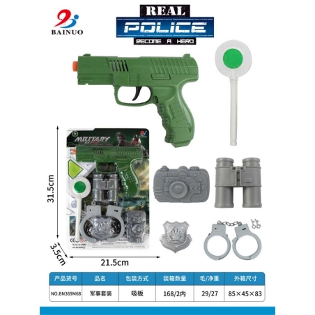 Set de poliție pentru copii - BN369M68 - 222199