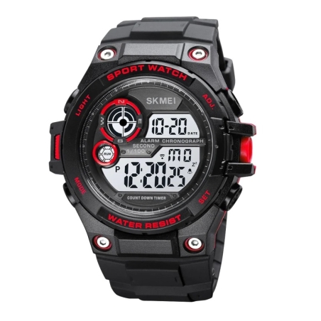 Ceas digital de mână - Skmei - 1759 - 017592 - Negru/Roșu