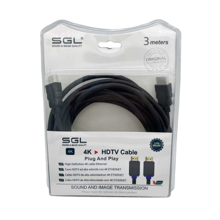 Cablu HDMI - D1592 - Viteză mare 2.0V - 3m - 094847