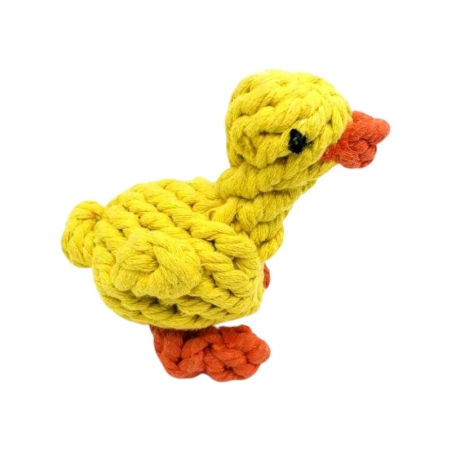 Jucărie frânghie pentru câini - Rață - 14cm - 550598