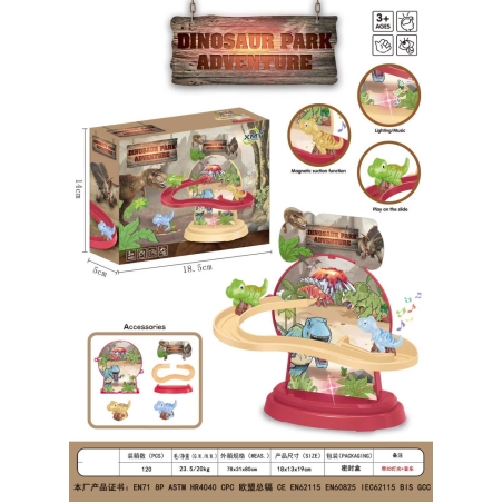 Set de joacă - Parc de distracții cu dinozauri - 88503G - 221981