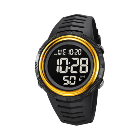 Ceas digital de mână - Skmei - 2148 - Aur/Negru