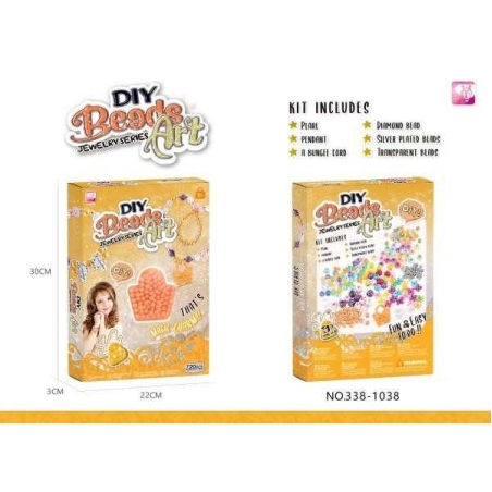 Trusă de bijuterii DIY - 338-1038 - 222266 - Galben