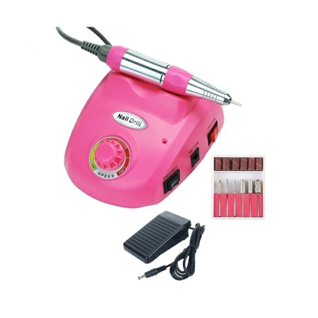 Pilă electrică pentru manichiură și pedichiură - DM-208 - 15W - 631019 - Roz