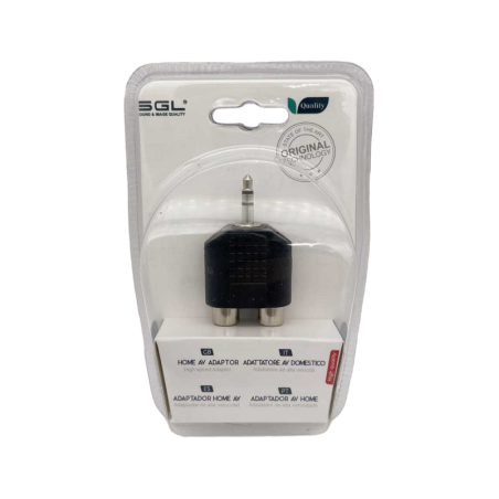 Adaptor jack audio 3,5 mm - 1868-1 - 098906