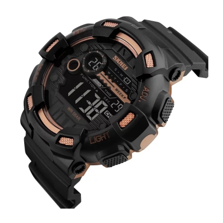 Ceas digital de mână - Skmei - 1243 - Aur