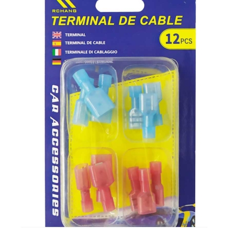 Set de 12 conectori T-tap - tată și femela - 142900