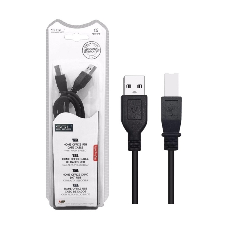 Cablu pentru periferice USB 2.0-USB-B - 1.5m - 5S - 197549