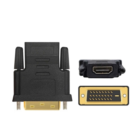 Adaptor video/audio - DVI mascul la HDMI mamă - 6025 - 098395