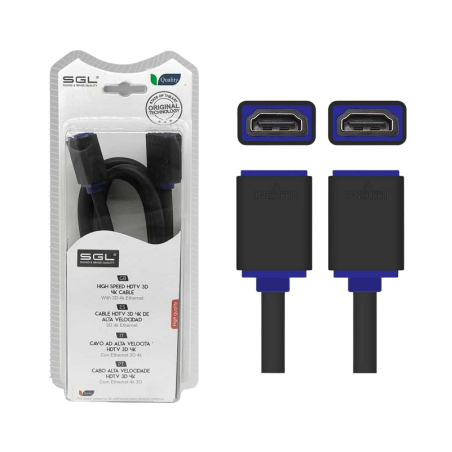 Cablu HDMI cu 2 conectori mamă - A1592CC-02 - 3 m - 098005