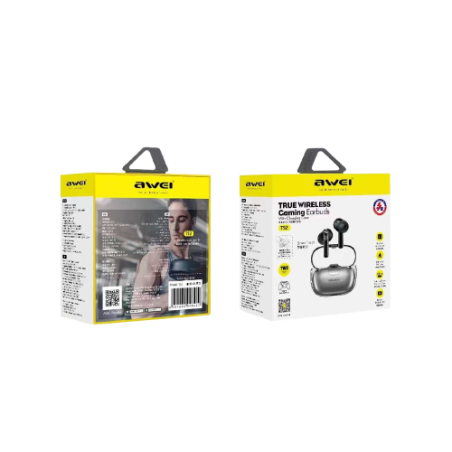 Căști wireless cu carcasă de încărcare - Bluetooth - T52 - AWEI - 888650