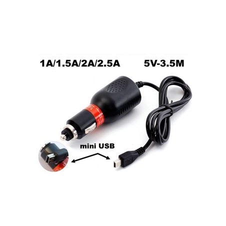 Incarcator bricheta auto - Mini USB - 3,5m - 5V - 001245
