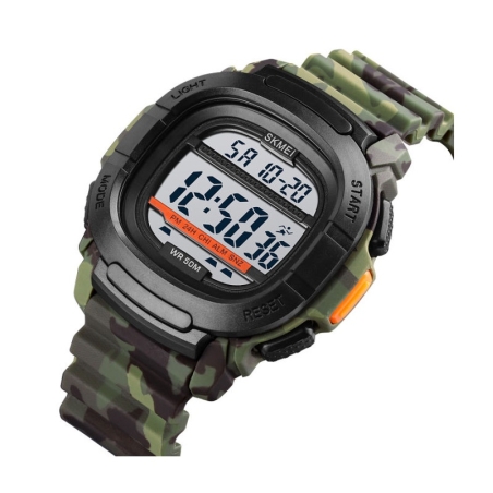 Ceas digital de mână - Skmei - 1657 - Verde Armată