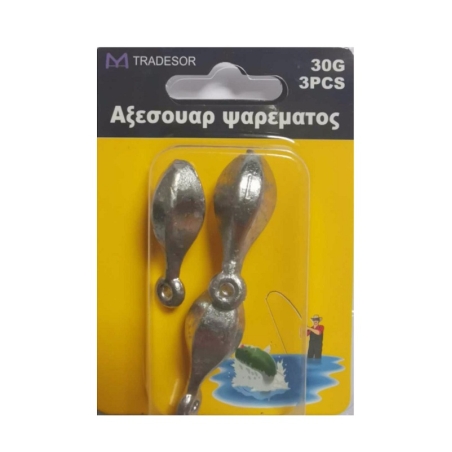Greutăți de pescuit cu buclă - 60g - 30168