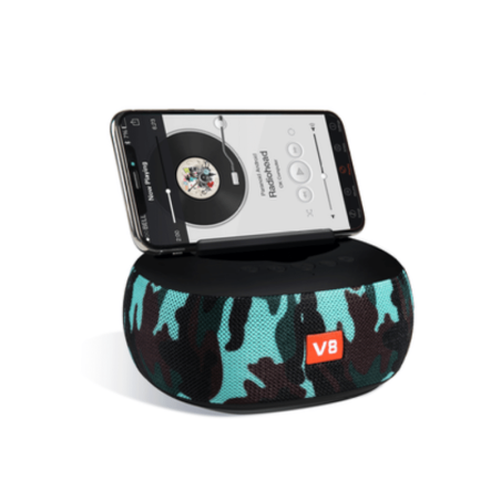 Difuzor Bluetooth wireless cu suport smartphone - V8 - 716880 - Army
