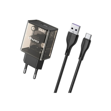 Adaptor de încărcare cu cablu tip C - C9T - 2.4A - AWEI - 005050