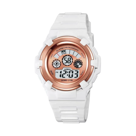 Ceas digital de mână - Skmei - 2156 - Alb