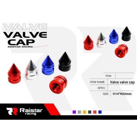 Set capace pentru supape anvelope auto- R -Z17111-4U - 140528