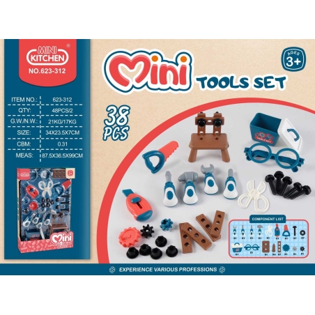 Set cu unelte pentru copii - 623-312 - 388811