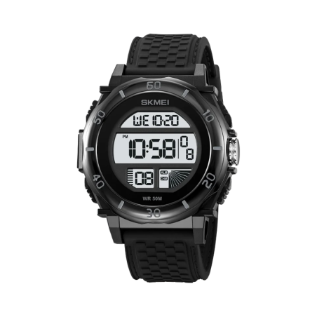 Ceas digital de mână - Skmei - 2099 - negru/alb