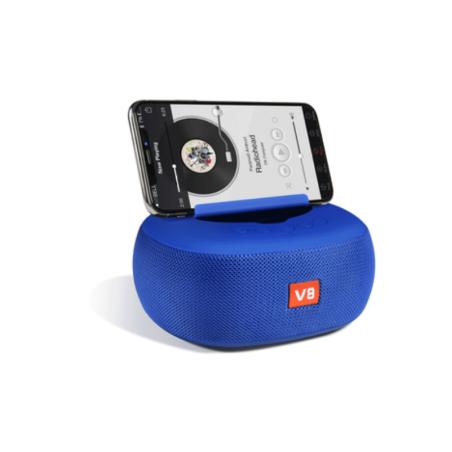 Difuzor Bluetooth wireless cu suport smartphone - V8 - 716880 - Albastru