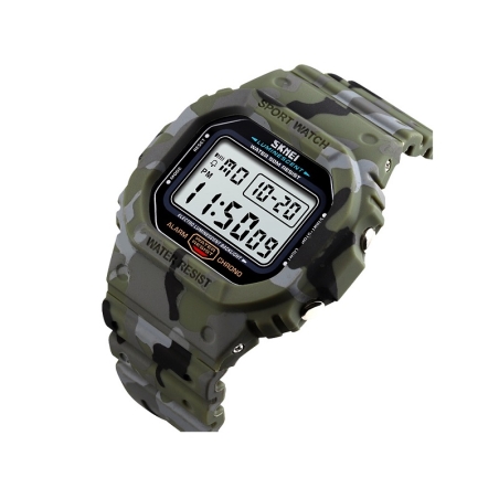Ceas de mână digitală - Skmei - 1471 - Verde Armată