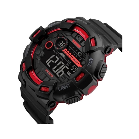 Ceas digital de mână - Skmei - 1243 - Roșu