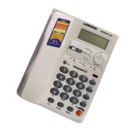 Telefon fix cu cablu - 6004 - 060044 - Alb