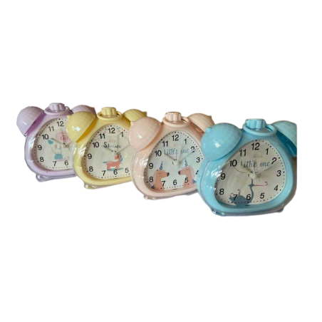 Ceas de birou - Ceas deşteptător - H22 - 000150 - Galben
