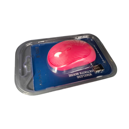 Mouse fără fir - 1008 - AOAS - 654849 - Roz