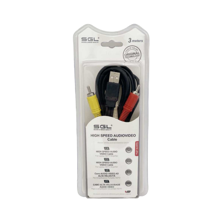 Cablu USB 2.0 la RCA - 1528B - 1,5 m - 097985