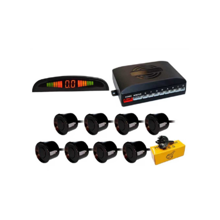 Sistem Parktronic cu 8 senzori, afisaj LED si avertizare sonora - 002181