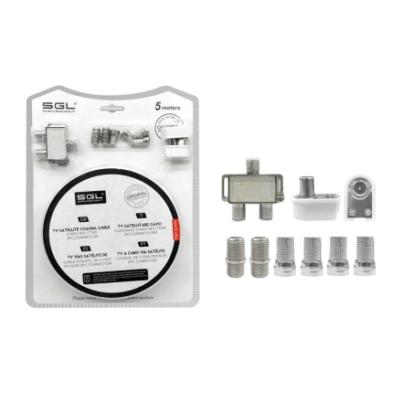 Kit conectare antenă TV - 7221-1 - 5m - 096704