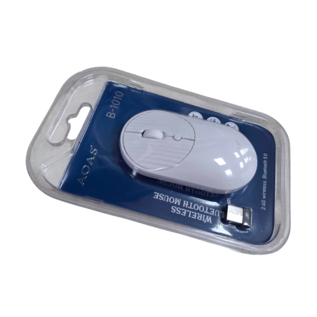 Mouse fără fir - 1001 - AOAS - 654863 - Alb
